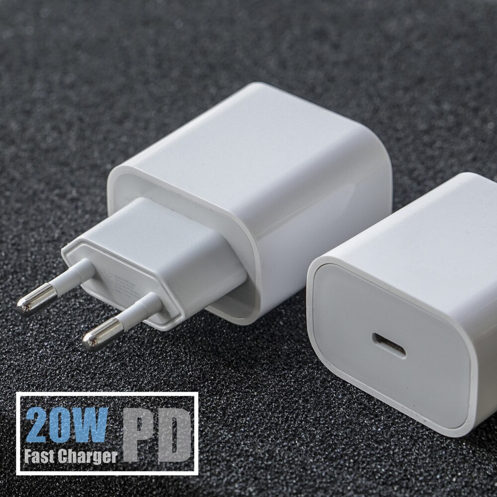 18W 20W Travel Charger QC 3.0 4.0 PD Fast Charge Adapter For iPhone 12 11 X Pro Max Xs EU US Plug USB Type C For Huawei Samsung