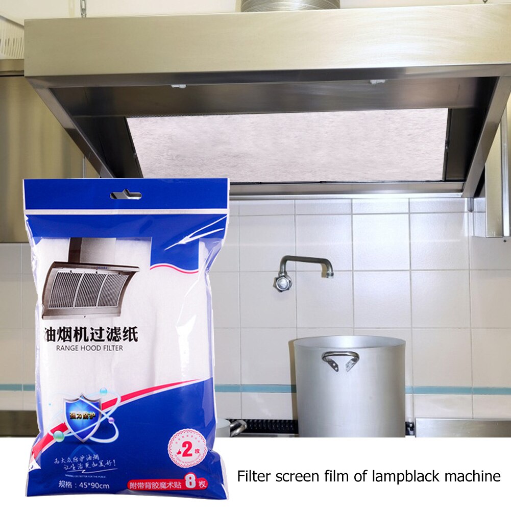 Afzuigkap Anti-Olie Stickers Papier Kleine Keuken Filter Olie-Absorptie Fornuis Voor Huishoudelijke Keuken Handig Deel