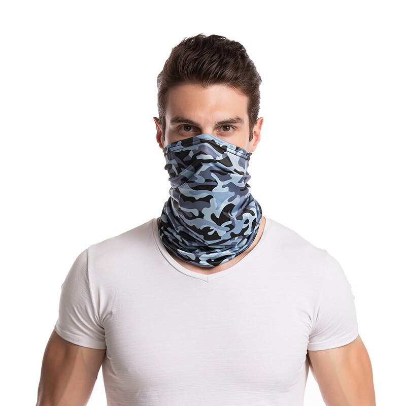 Camouflage Polyester Scarves Face Dust Mask Outdoor Sport Cycling Bandanas Camping Hiking Washouts Headwear Magic Scarf: 5
