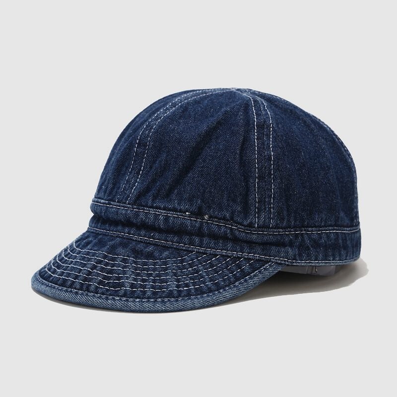 Vintage denim baseballpet heren snapback bone verstelbare zachte rand dames baseballpet snapback pet zwarte kleur