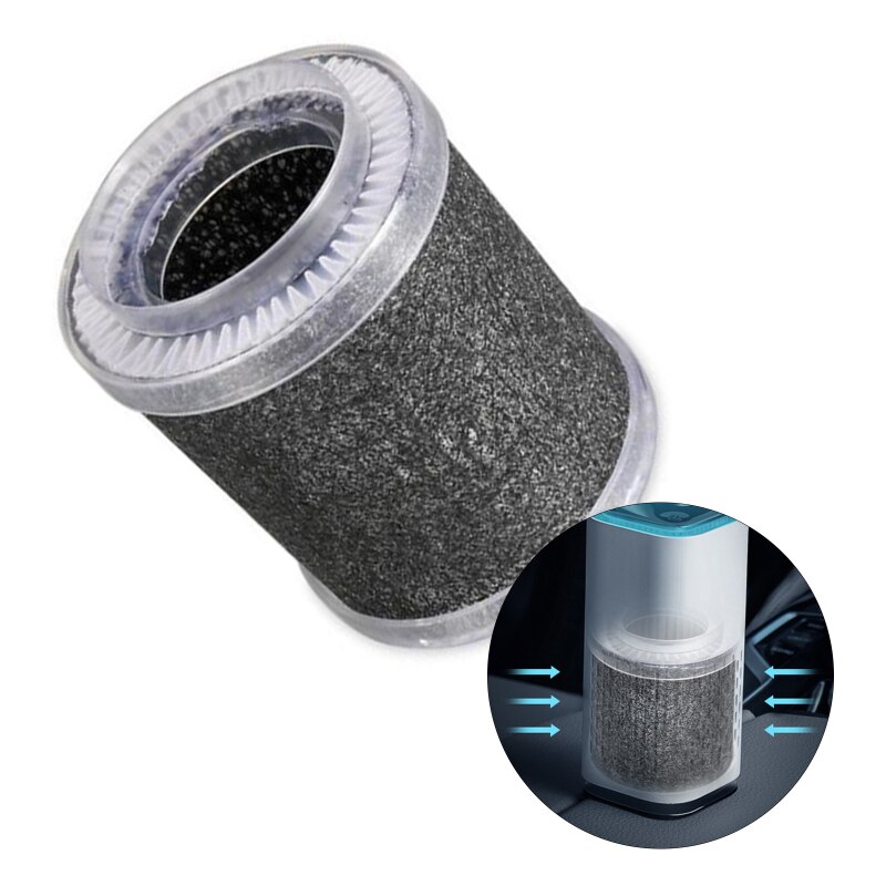 Mini Car Air Purifier Anion Triple Purification Activated Carbon Air Cleaner Fresh Home Bedroom Smoke Formaldehyde Remover