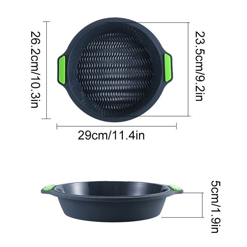 3Pcs Siliconen Brood Pan Cakevorm Voor Cake Bakvormen Tray Silicone Ronde Pond Cakevorm Huishoudelijke Non-stick siliconen Cake