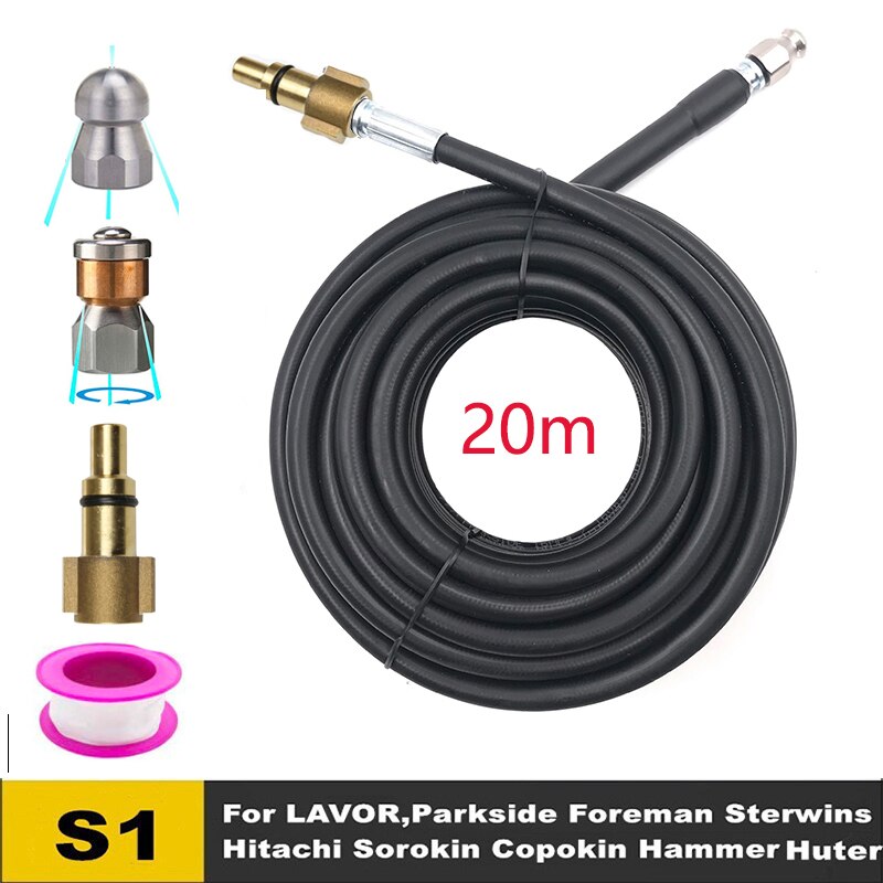 For Lavor Vax Craftsman Briggs high pressure washer foam cannon sand blaster hose for washing nozzle sewer cleaningpneumatic gun: Pink