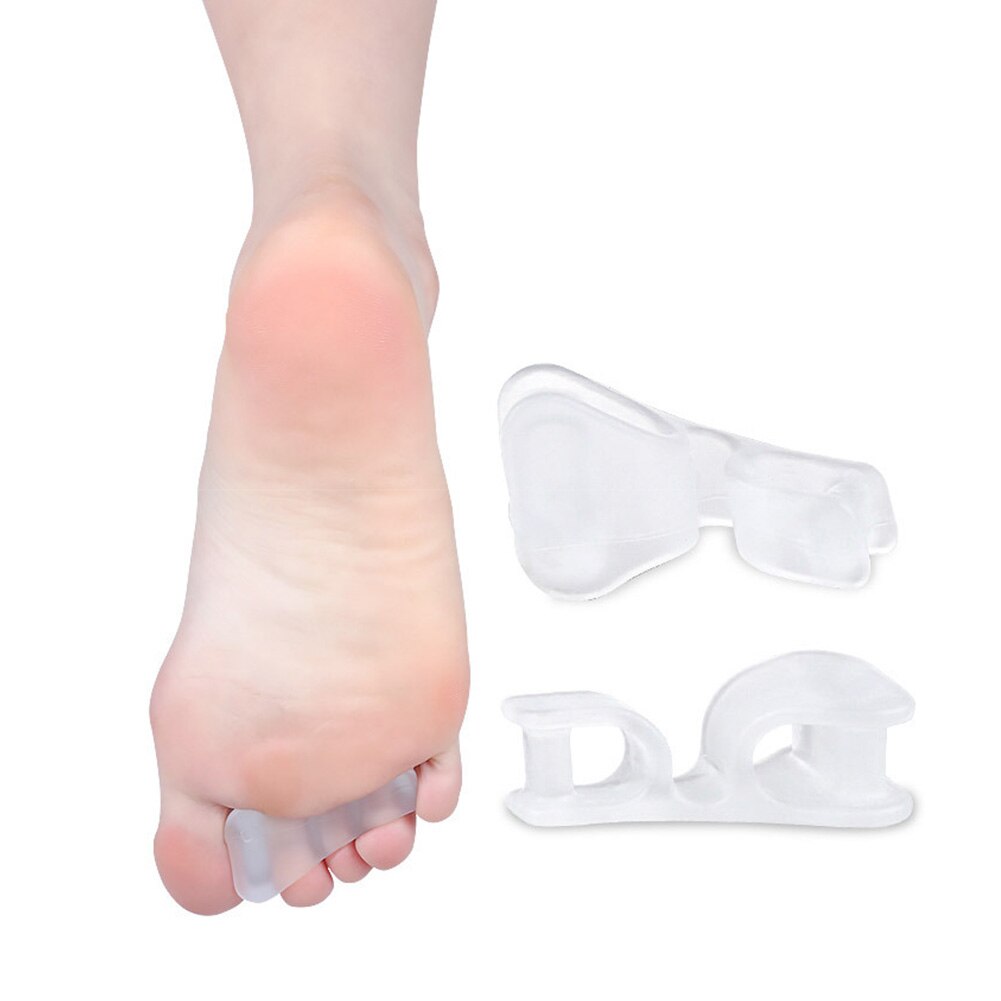 1 Paar Multi-Functionele Teen Separator Praktische Duurzaam Bunion Spalk Hallux Valgus Overlappende Orthese Protector