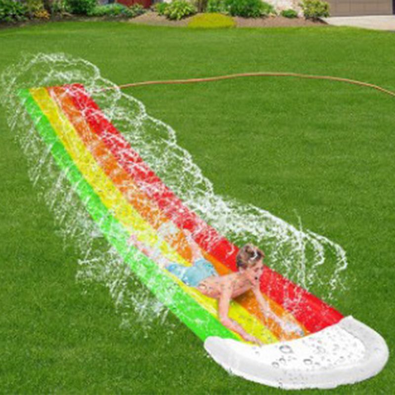 Children Surf Water Slide Outdoor Summer Surfboard Garden Funny Splash Pool