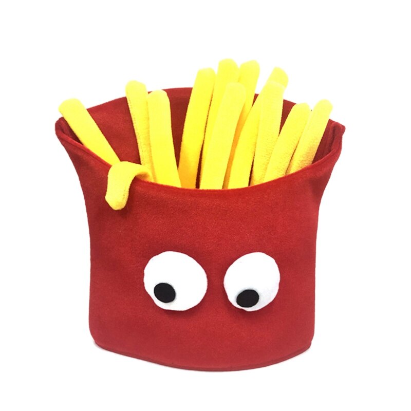 ! Chapeau en forme de frites, accessoire de Costume d&#39;halloween amusant, décorations de fournitures de fête Cosplay: Default Title