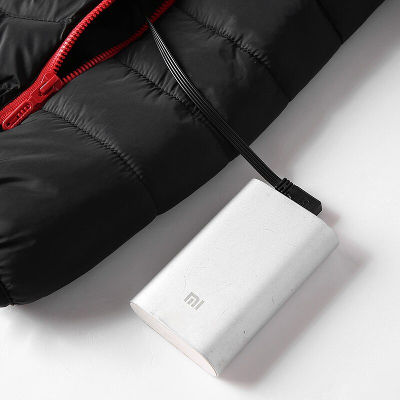 Chaquetas térmicas impermeables para exteriores, cortavientos de algodón con calefacción USB, para senderismo y Camping