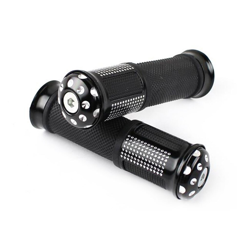 Motorcycle Anti-slip Handlebar Rubber Hand Grips Cover Modified Handle For Motorbike Motocross Dirt Bike Handle Covers: black