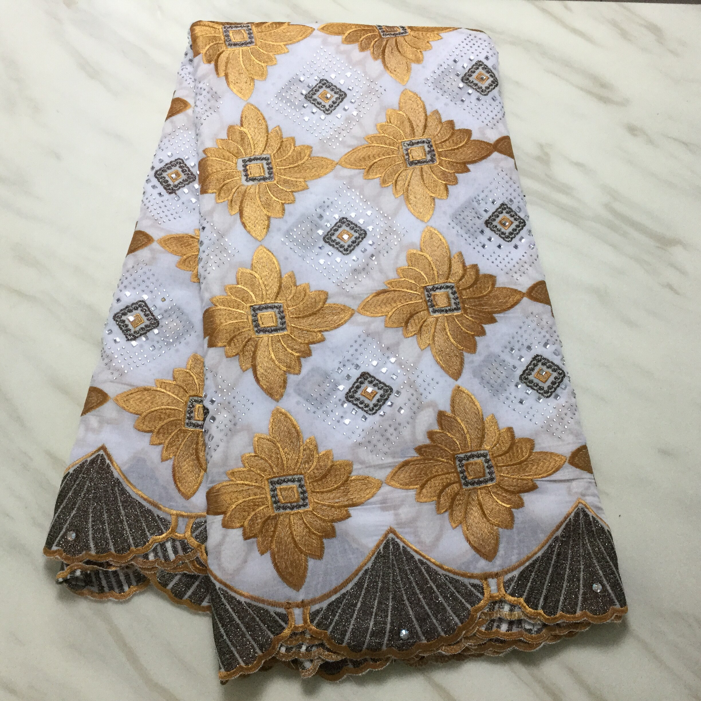 Tissus en dentelle suisse, tissus en coton africain, tissus en dentelle voile de suisse, broderie de , en suisse, style dubaï, 5yards
