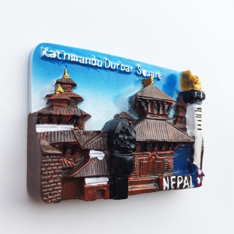 Nepal Koelkast Magents Toeristische Souvenir Lumbini Durbar Everest Koelkast Magnetische Stickers Herdenkingsmunt Magneet Woondecoratie