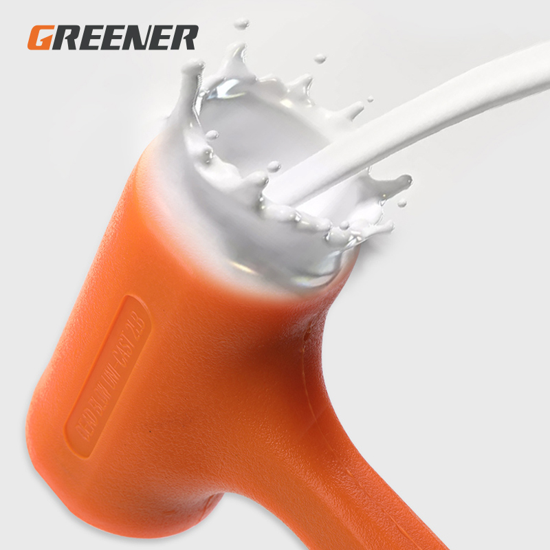 Groener Dubbele Rubber Hamer Tegel Decoratie Multifunctionele Floor Plastic Inelastische Rubber Mallet Montage Hamer Handgereedschap