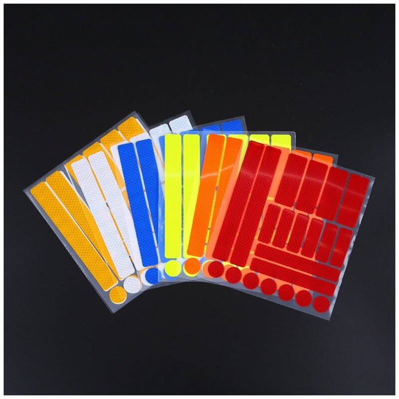 Fiets Reflecterende Stickers Motorfiets Fiets Reflector Fietsen Waarschuwing Reflector Tape Fiets Stickers