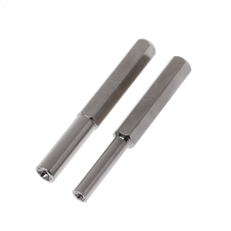 2 st skruvmejsel 3.8mm + 4.5mm säkerhetsverktygsbit gamebit för nintendo nes  n64 gameboy
