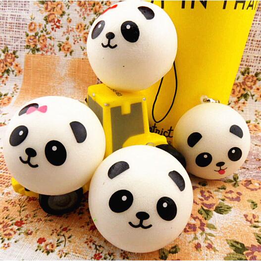 4Style décompression Panda jouets Kawaii porte-clés Anti-Stress adulte jouet décompression caoutchouc garçons de noël au hasard Panda