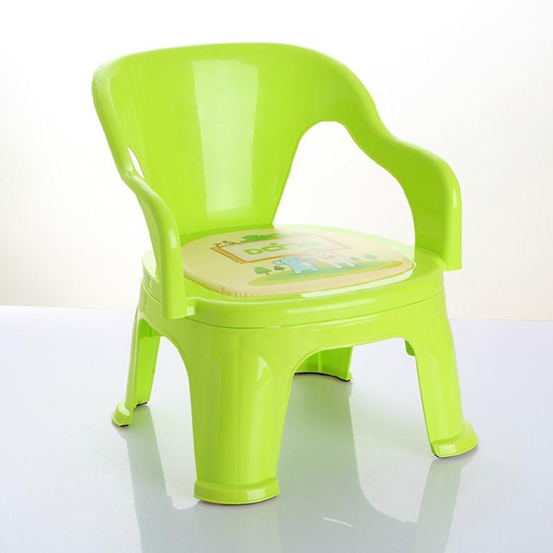 Spisestol barn baby multifunktionel studie stol enkel baby ryglæn skammel møbler plast skolestol: Sæt 3