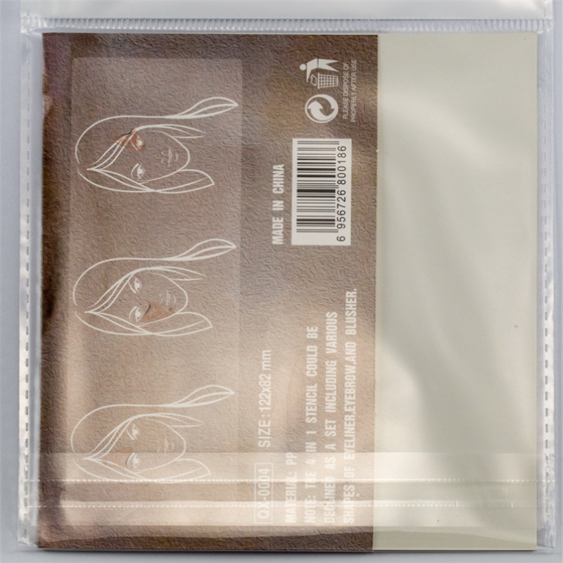 2 stk eyeliner øjenskygge stencil 3 in 1 katteøjne kosmetisk værktøj kort kat eyeliner form skabelon model værktøj øjenbryn makeup værktøj