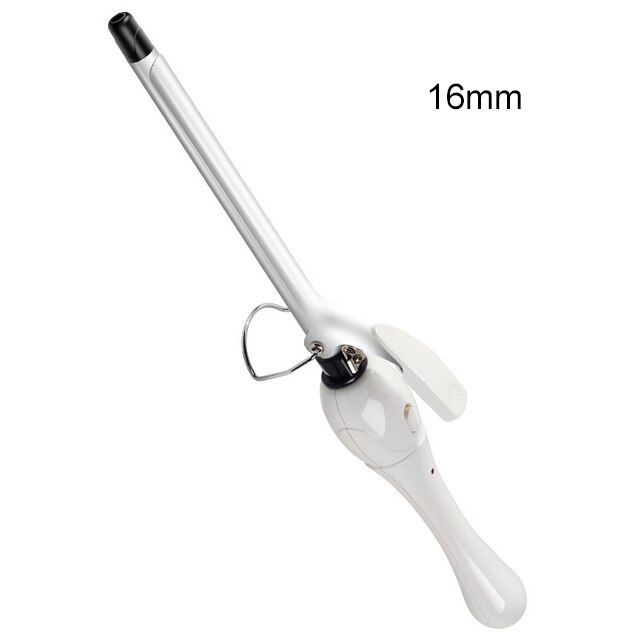 Rizador de pelo de cerámica formadores de ondas, 9mm/16mm, cono de flor de pera, rodillo de lana para cabello, herramientas de estilismo para salón: 16mm / AU