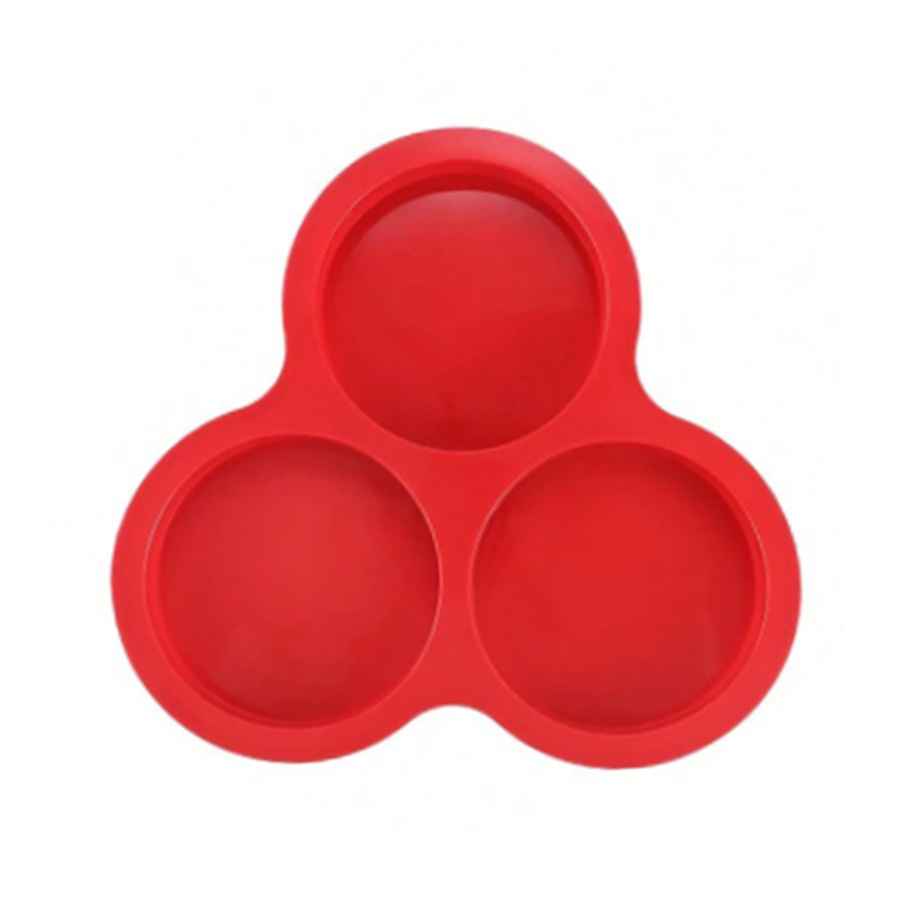 Stampo per uova in silicone Friggitrice ad aria Stampo per uova riutilizzabile a 3 cavità focaccina Torta Stampo per cottura Accessori da cucina: verde militare