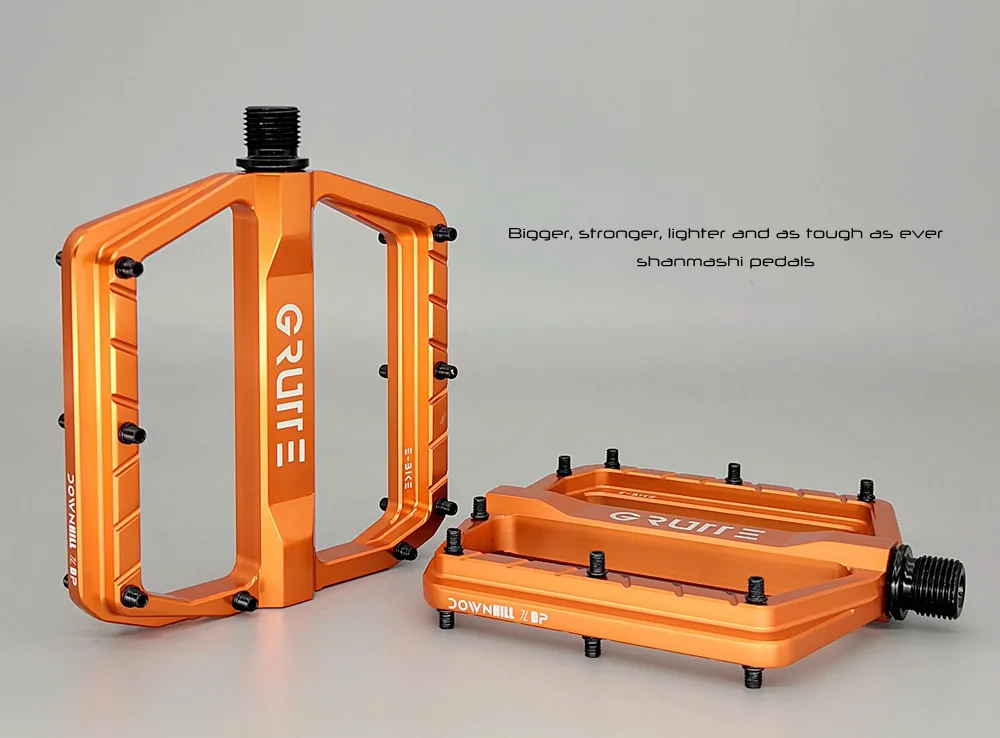 2024 Fietspedalen Ultralichte Pedalen 3 Lagers Cnc Aluminiumlegering Fiets Platte Pedalen Racefiets Fietsen Accessoires: Oranje