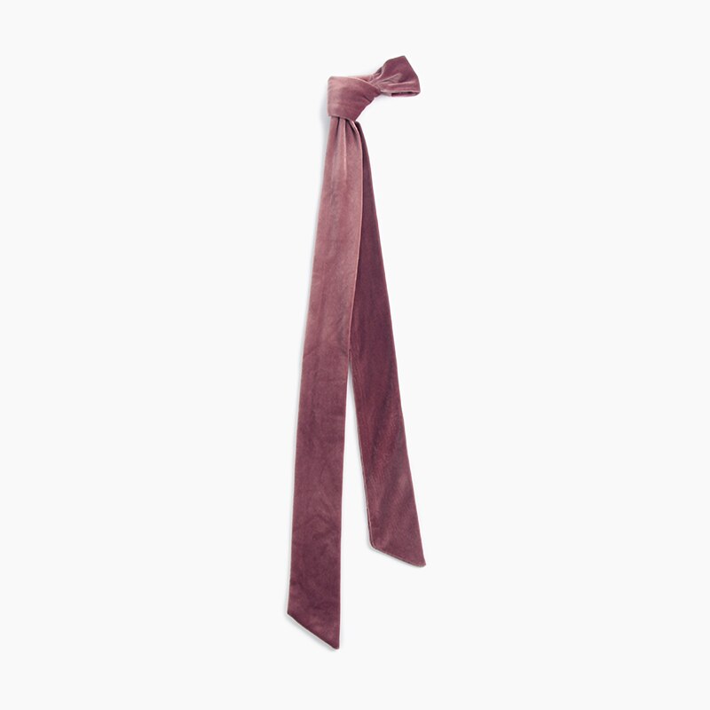200cm de largo terciopelo gargantilla Color sólido Chic cuello bufanda mujeres Skinny bufanda Bandana cuello desgaste de la muñeca ropa de cabeza [1277]: Caqui oscuro