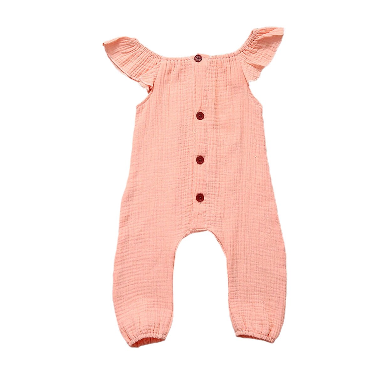 Newborn Baby Girl Boy Summer Clothes Cotton Romper Short Sleeves Jumpsuit Bodysuit Playsuit: A / 6m
