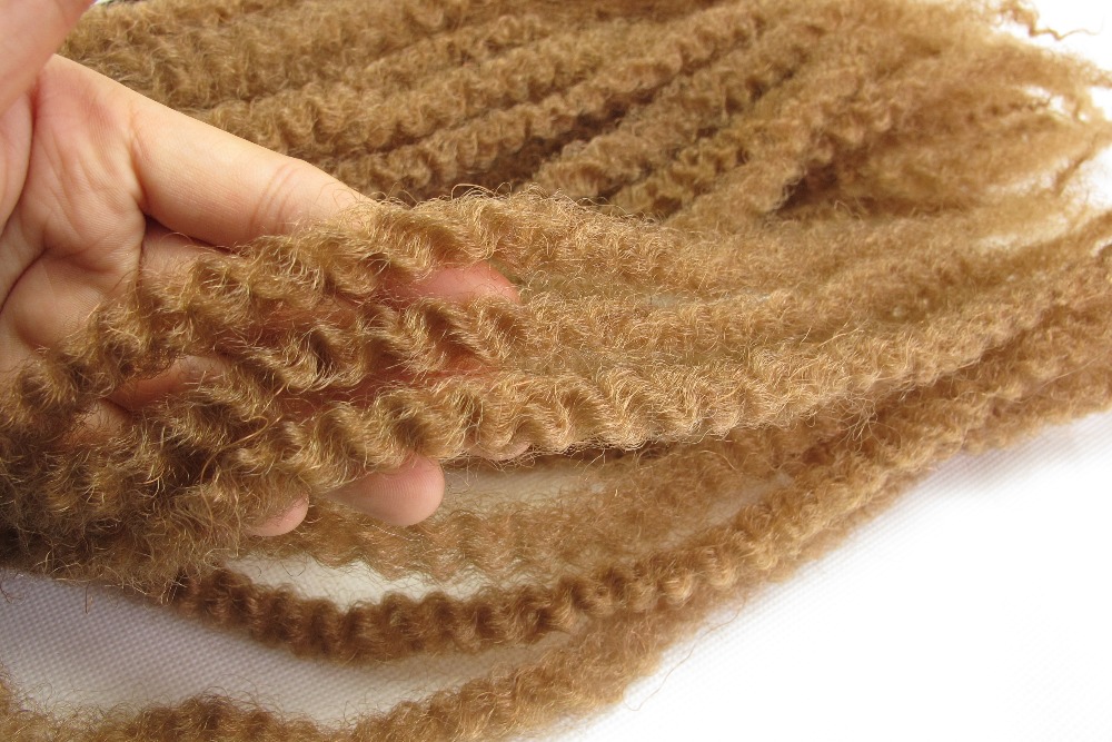 Dream ice's ombre jumbo marley hæklet fletning hår syntetisk krøllet marley hair extensions til fletning af hår