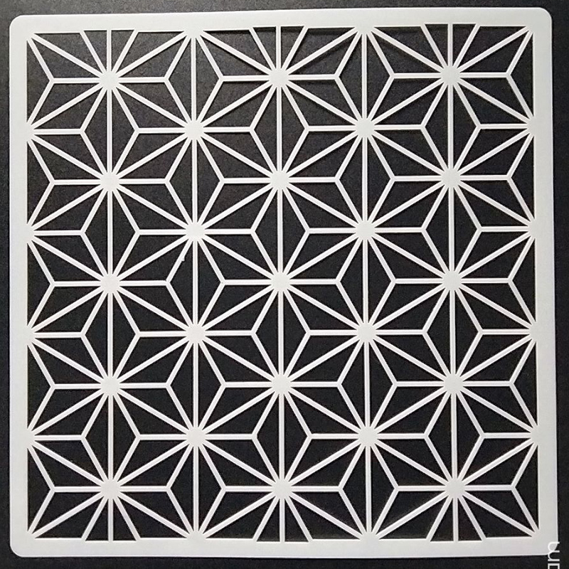 Gabarit de flocons de neige pour meubles, 15x15 Cm, pour murs, peinture, décoration, superposition plastique, bricolage, coloration, gaufrage, pochoirs pour scrapbooking: c50