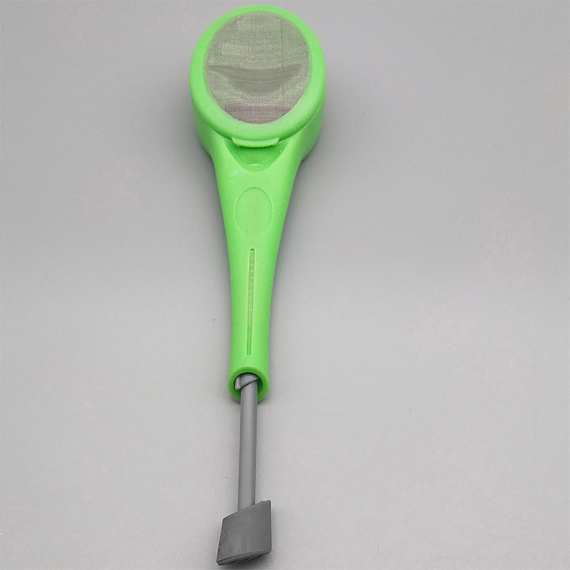 Teinfuser inbyggd kolv hälsosam intensiv smak återanvändbar tepåse plast te- och kaffesil mått swirl stir  c1119 c