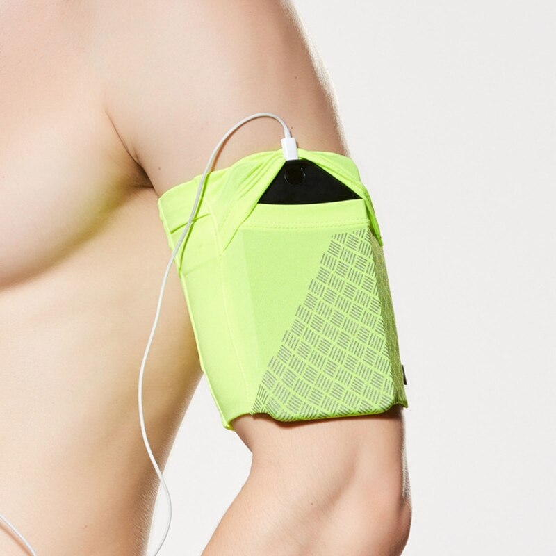 Sport Unisex Reflecterende Armband Pols Zak Anti-Diefstal Persoonlijke Handtas Opslag Q1FF