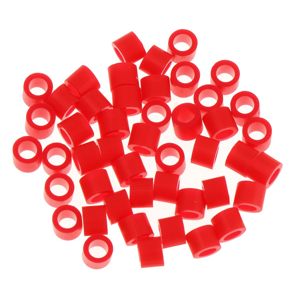 50PCS/Pack Cylindrical Silicone Cord Locks Toggles for Mask Drawstrings Adjustable Lanyard Buckle Elastic Cord Adjuster Non Slip