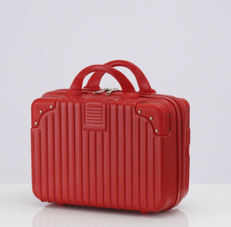 Belbello Bagage cosmetische koffer voor dames Lichte reisinstapkoffer voor kinderen Kleine koffer Bagage-opbergtas: Blauw