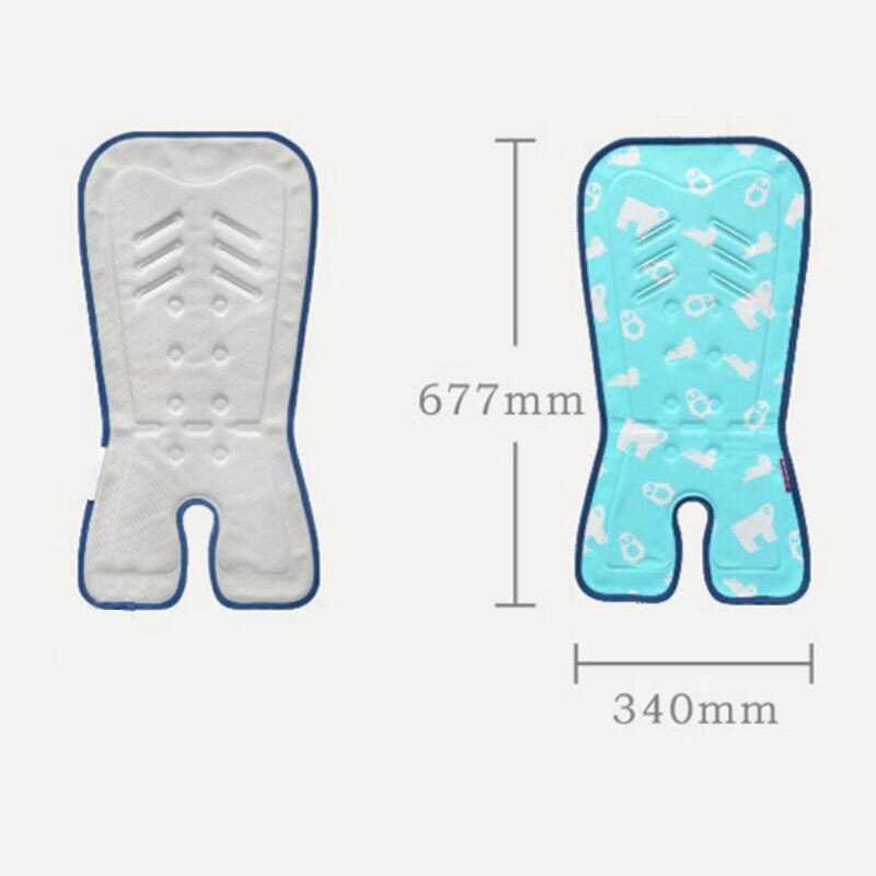 Sommar baby is siden pad barnvagn sittdyna baby barnvagn gel is pad förtjockad bilstol barnvagn tillbehör chi