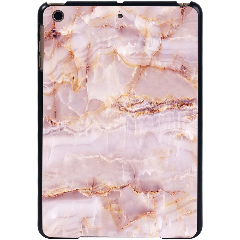 KK&LL For Apple iPad Mini 1/2/3 A1432 A1454 A1490 A1491 A1600 A1601 - tablet PC Plastic marble pattern Slim Stand Case Cover
