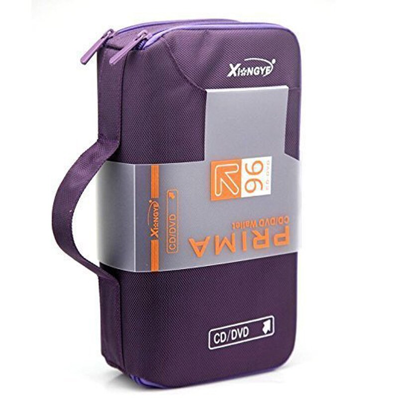 Étui de rangement pour DVD et CD, capacité de 96/64 disques, support pour voiture, sac de transport Portable pour accessoires DVD et CD