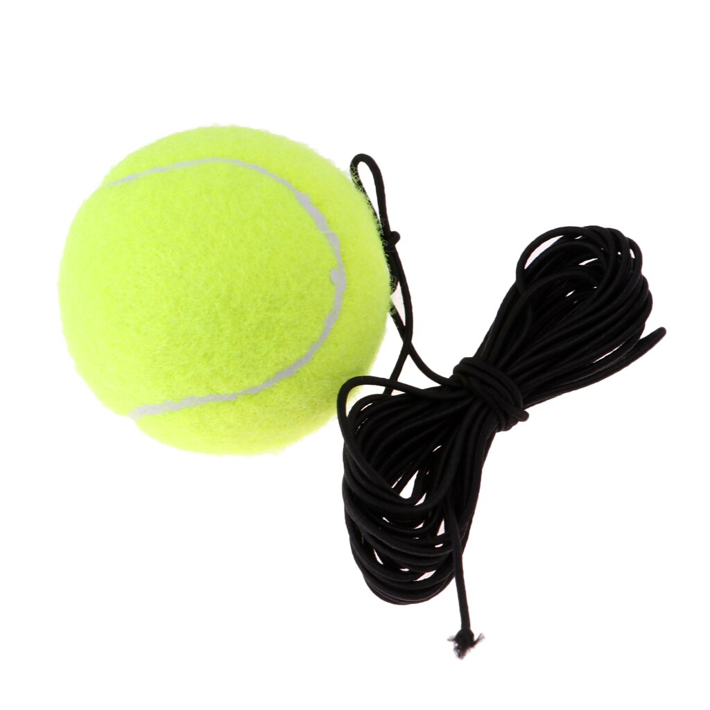 Enkele Tennis Training Bal Tennis Trainer Tool Met String, Kleur In Fluorescerend Groen Tafeltennis Ballen