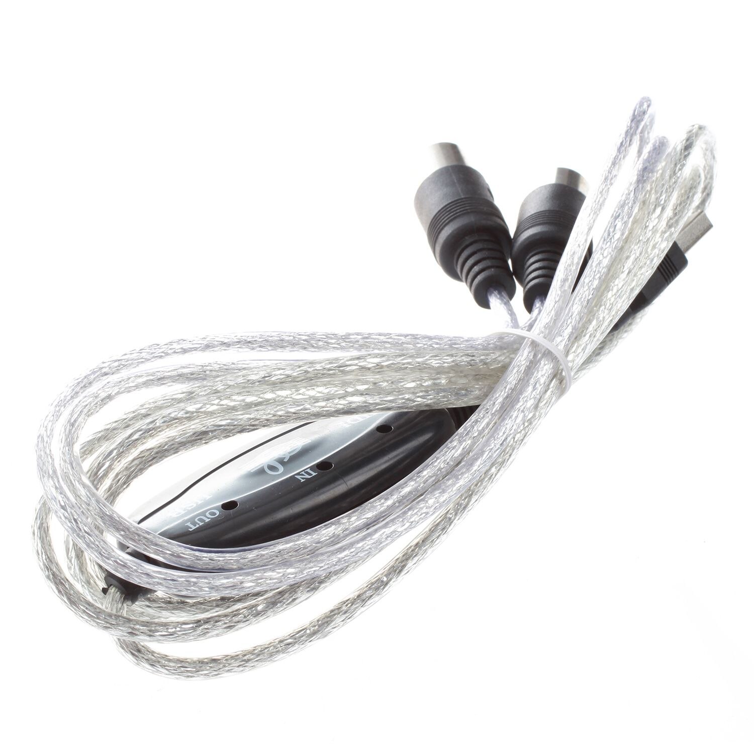 Semoic Usb In-Out Midi-Kabel Converter Pc Naar Music Keyboard Adapter Cord