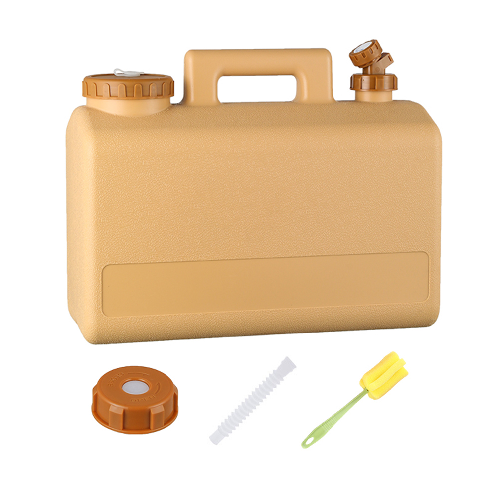 20L Outdoor Wateremmer Grote Capaciteit Draagbare Camping Waterzak Container met Kraan Rijden Watertank voor Picknick Wandelen: Black