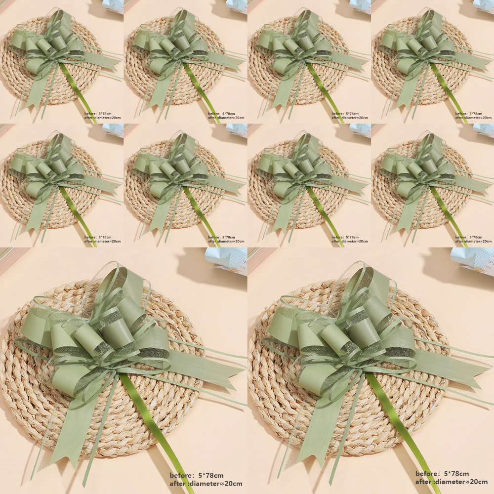 4/10Stck Hochzeit Auto Bogen Bänder Blume Auto Auto Dekor wickeln Verpackung Valentinstag Geburtstag Veranstaltungen Party liefert: Pflaume