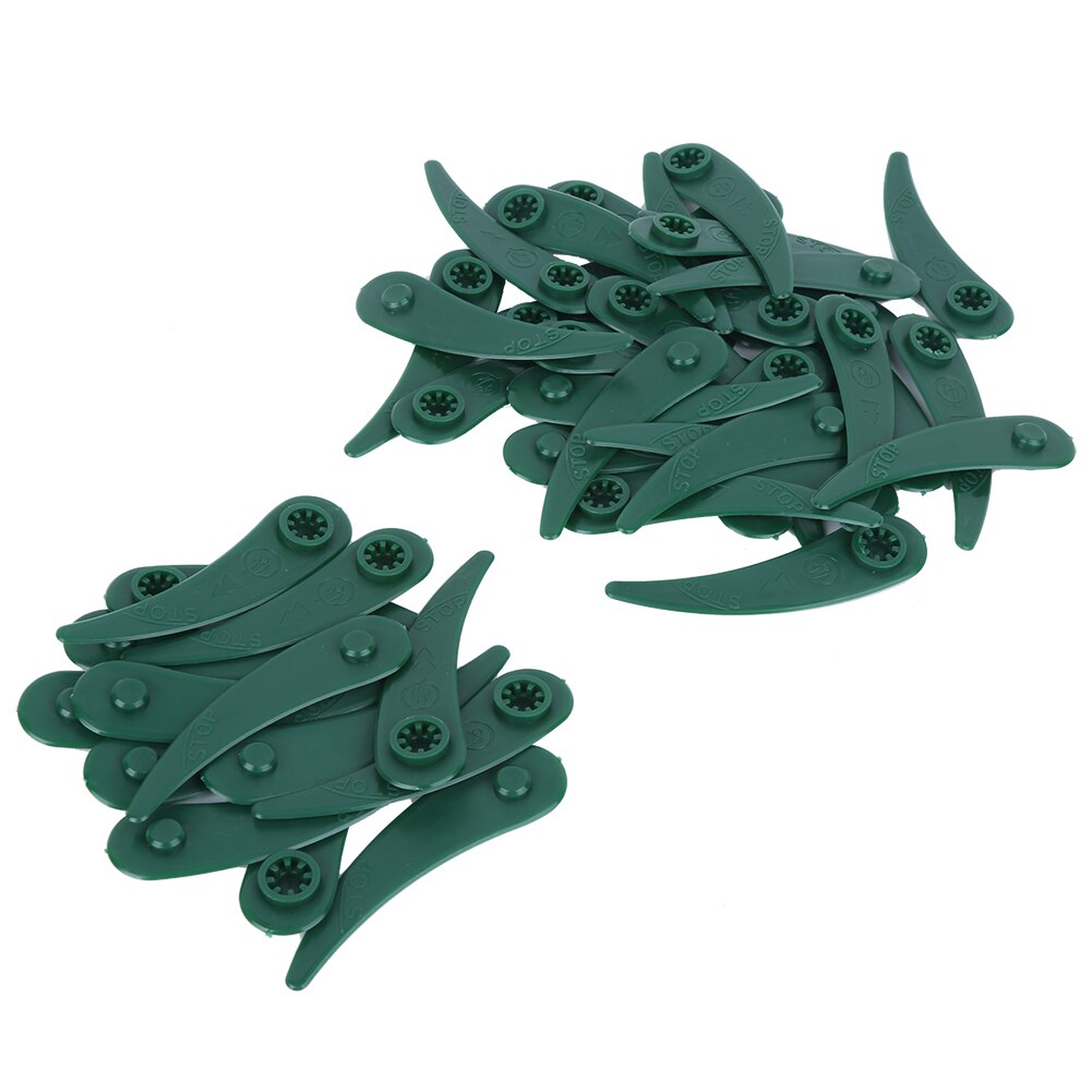 50Pcs Lawn Mower Plastic Blade Replacement Accessories Parts Lawn Mower Plastic Blades For ART 23‑18 Li/26‑18Li