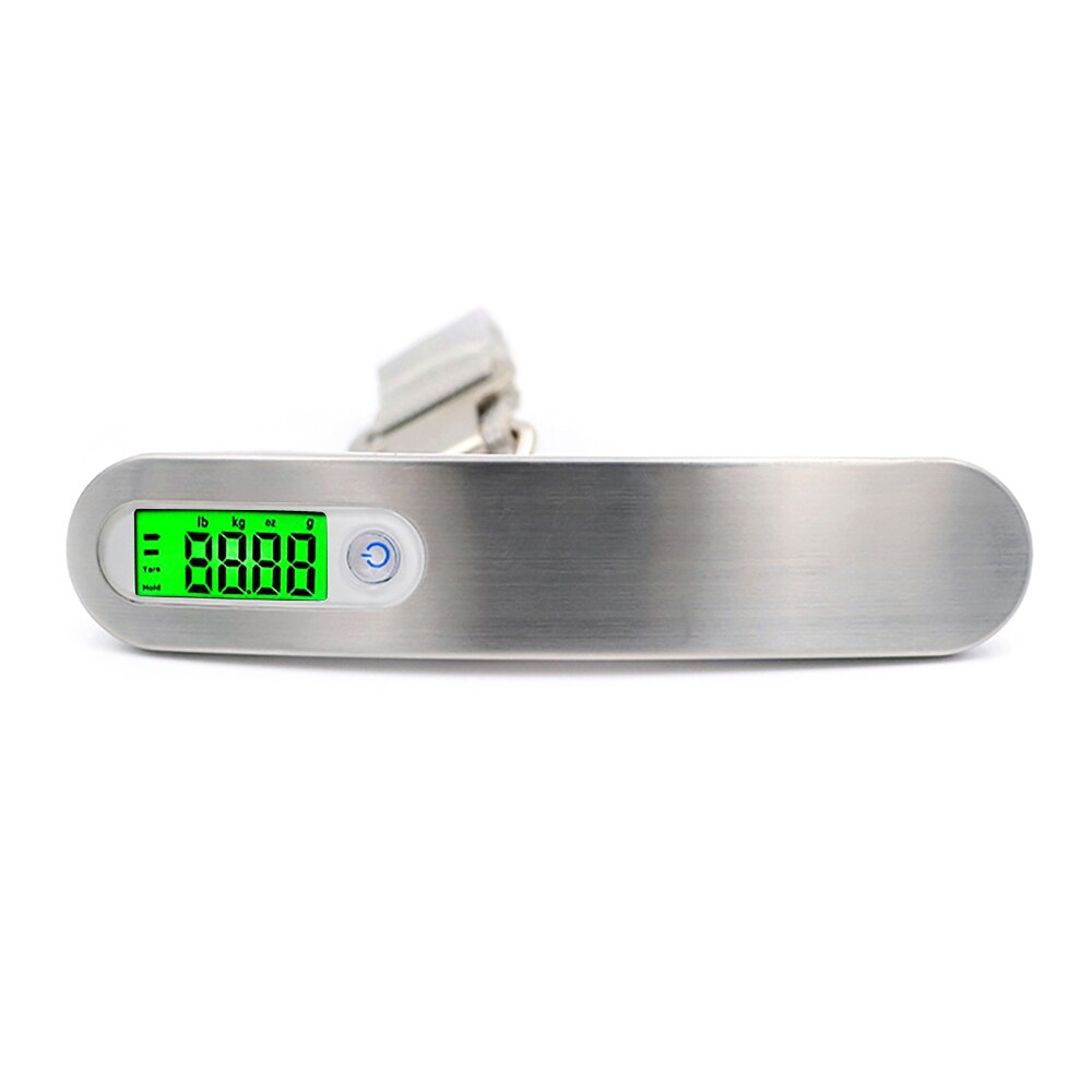 50kg Digital Luggage Scale 10g Portable Electronic Scale Weight Balance Suitcase Travel Hanging Steelyard Hook Scale: Steel surface