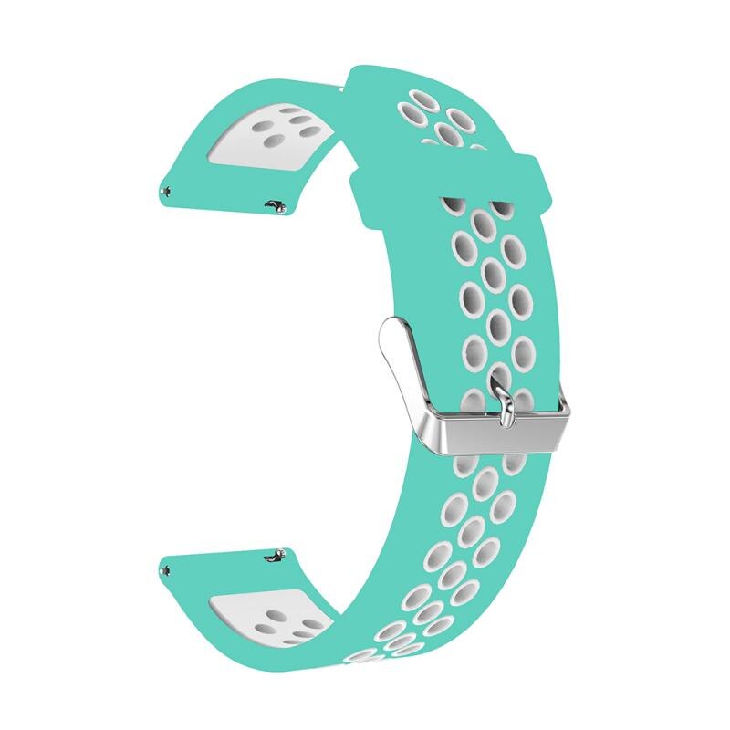 Geeignet für Huawei HUAWEI Uhr GT/GT2 Metall Schnalle Doppel Farbe Runde See Silikon Band Clever Uhr Gürtel Uhr zubehör