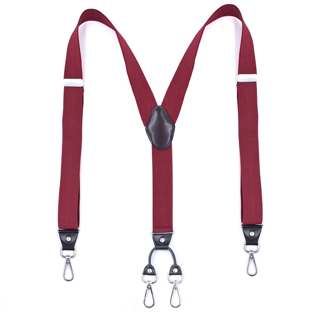 Heavy Duty Bretels Met Swivel Haken Voor Vrouwen Mannen Werken Y-Back Big Tall Verstelbare Elastische Broek Bretels Strap riem-Zwart