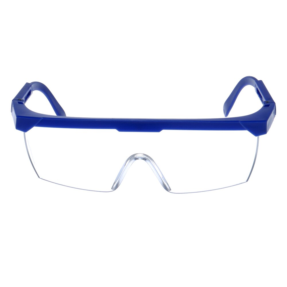 1Pcs Protective Safety Glasses Anit-Splash Dust-Proof Adjustable Temple Safety Goggles Unisex Eyewear Work Accessories