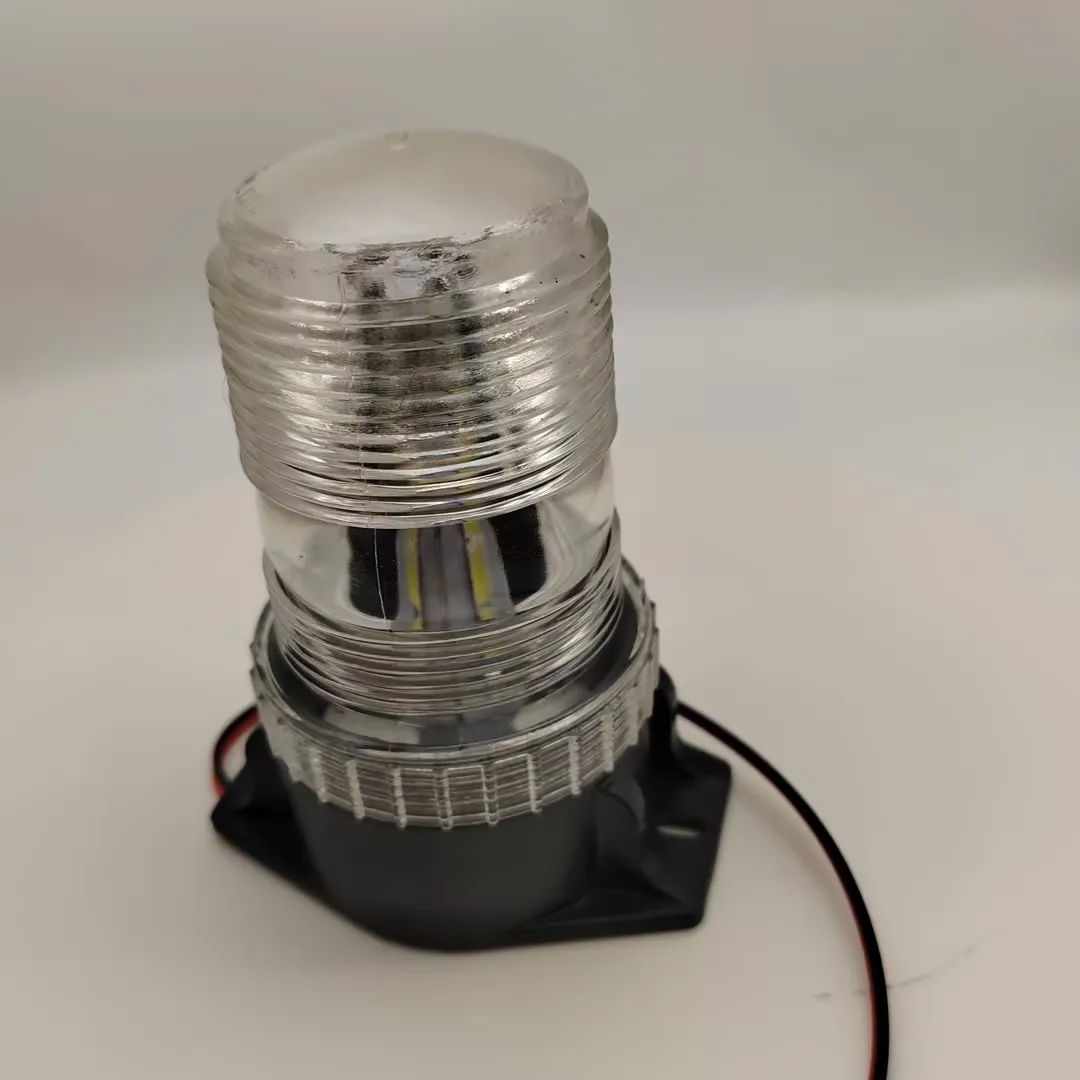 Wyróżnij sufitowe światło stroboskopowe wózek widłowy lampka kontrolna ratować lampa stroboskopowa autobus szkolny pojazd inżynieryjny światło ostrzegawcze 12v24v: BIAŁY