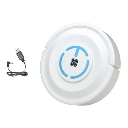 Hosehold Sweeping Robot Automatic Smart Sweeper Floor Cleaning Machine Dust Remover No Suction Sweeper: White  Rechargeable
