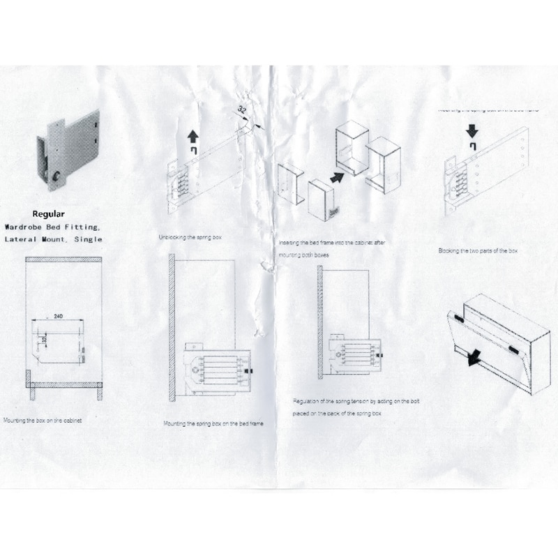 Best DIY Murphy Wall Bed Hardware Kit Fold Down Bed Mechanism