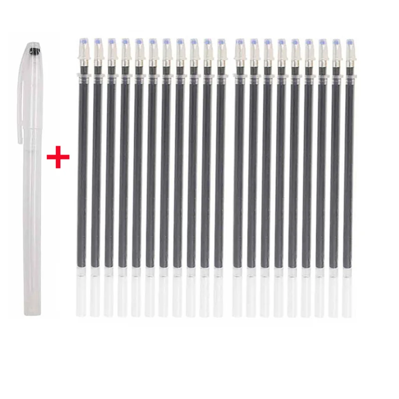 Stylo marqueur magique effaçable à la chaleur, 6 à 51 pièces, stylos en tissu qui disparaissent la température, marquage de ligne, accessoires de couture artisanaux pour bricolage: Orange