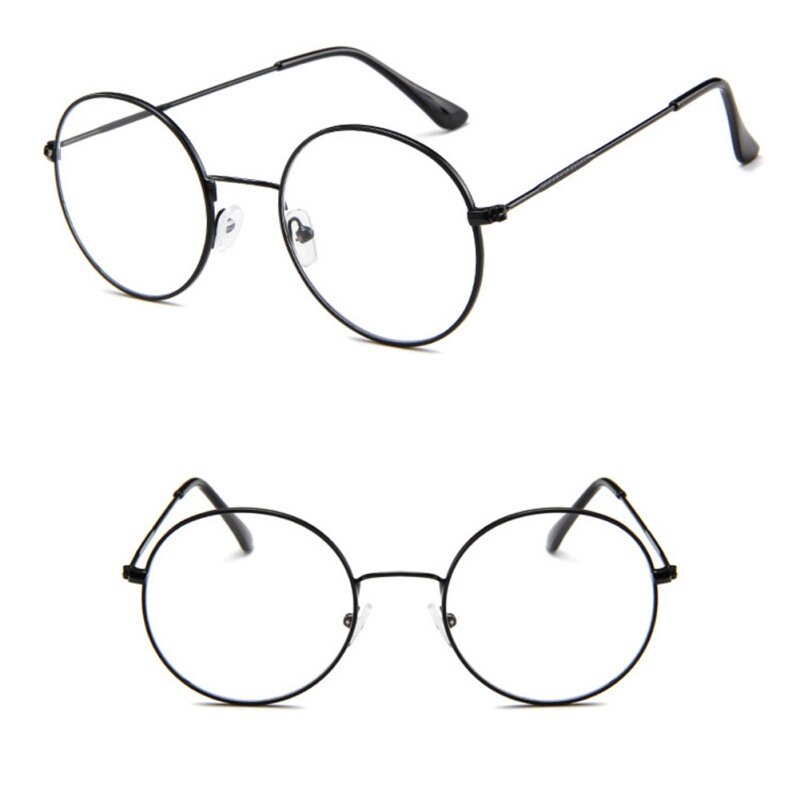 Unisex Korean Style Round Frame Clear Lens Glasses Reading Glass Optical Glasses Quiet Style Glasses