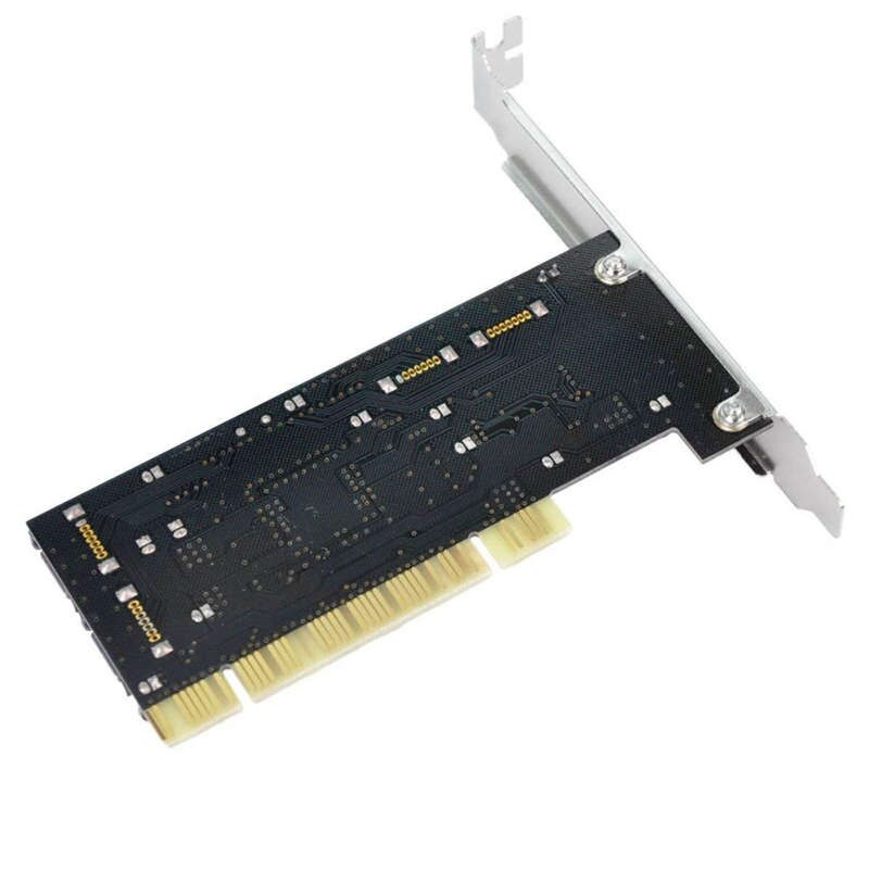 Au42 - pci expand card 4 port sata add-on kort med sil 3114 chipset kompatibel med pci specifikation revision 2.3 til desktop/co