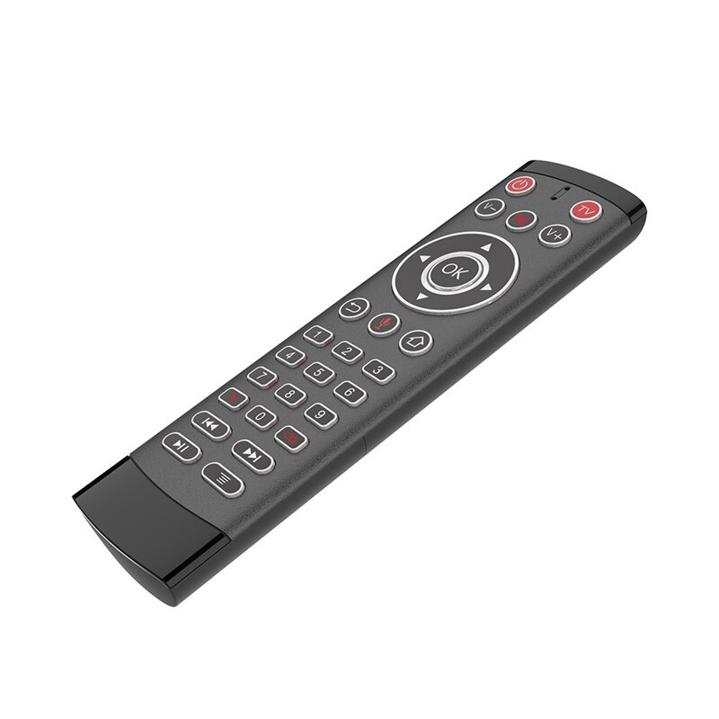 T1 Pro Voice Remote Control 2.4G Wireless Air Mouse Voice Control Gyro IR Remote with 2 IR-Learning for Android Tv Box